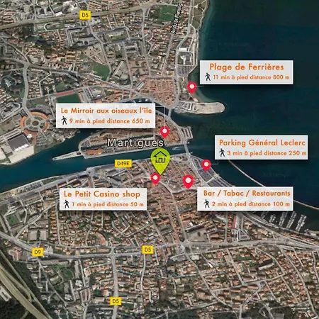 Le Petit Martégal Spacieux En Centre Et Proche De La Martigues